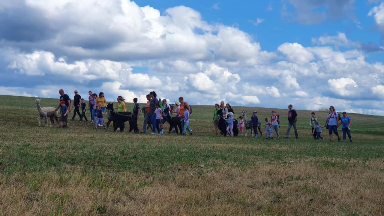 Lana Salta Alpakas - Gemuetliche Ferienwohnungen Auf Dem Bauernhof Murrhardt Bagian luar foto